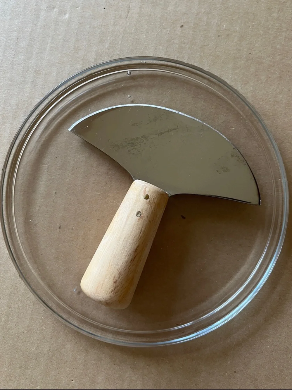 Mikasa Cheeseboard Glass Inset cheese knife